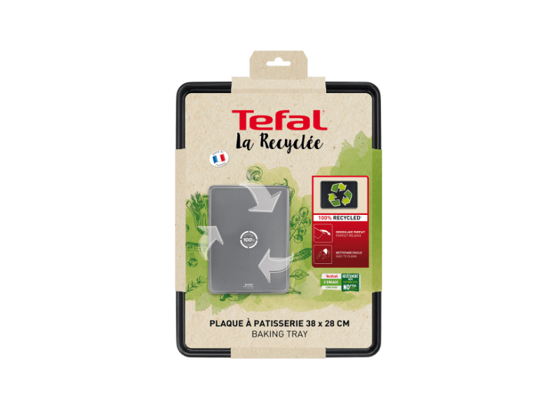 Tefal La Recyclée J5707002 Sütőtálca, 38 x 28 cm