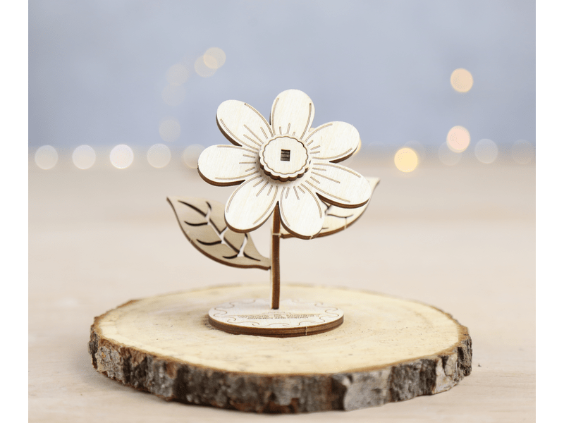 Wood&Hobby Virág fa puzzle