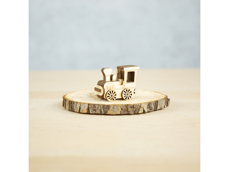 Wood&Hobby Lokomotív fa puzzle
