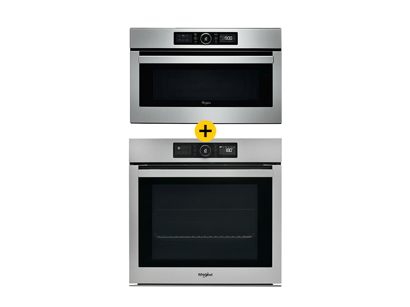 Whirlpool AKZ9 6230IX Beépíthető sütő + Whirlpool AMW 730/IX Beépíthető mikrohullámú sütő