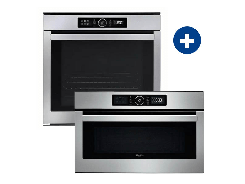 Whirlpool AKZM 8480 IX Beépíthető sütő + Whirlpool AMW 730/IX Beépíthető mikrohullámú sütő