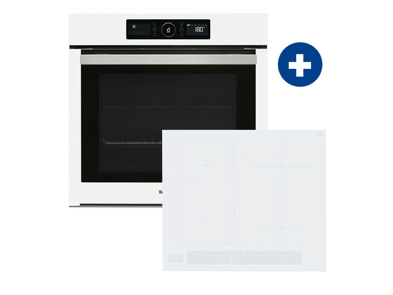Whirlpool AKZ9 6230 WH Beépíthető sütő + Whirlpool WL S5360 BF/W Beépíthető indukciós főzőlap