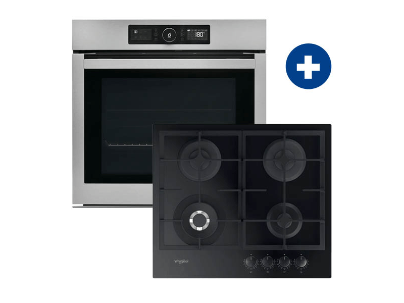 Whirlpool AKZ9 6230IX Beépíthető sütő, inox + Whirlpool GOFL 629/NB1 Beépíthető gázfőzőlap