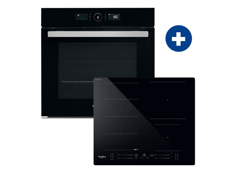 Whirlpool AKZ9 6230 NB Beépíthető sütő + Whirlpool WF S3660 CPNE Indukciós főzőlap
