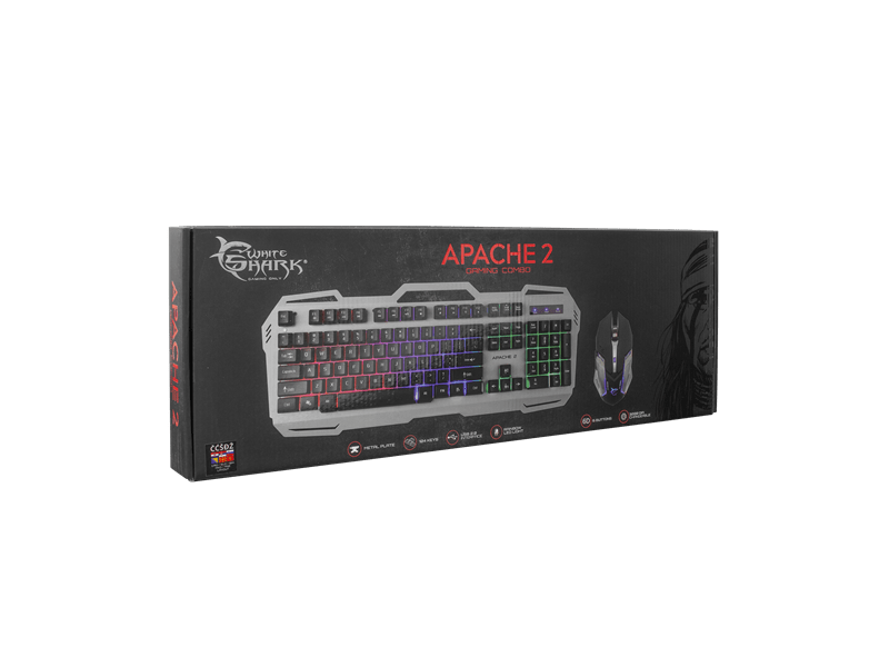 White Shark Apache GMK-1901HU Gamer billentyűzet + egér