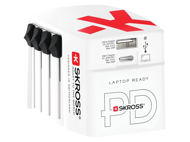 Skross World USB világutazó átalakító adapter (1.302332)