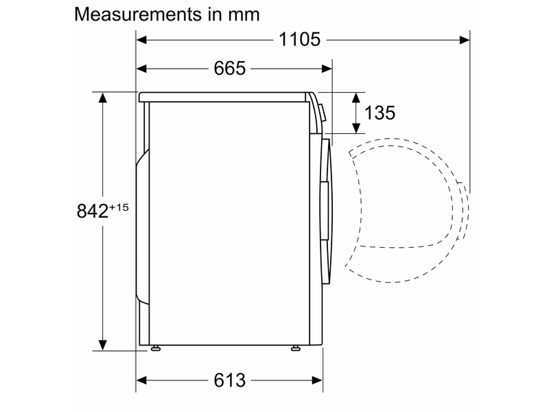 BOSCH WTR87TW0BY Hőszivattyús szárítógép