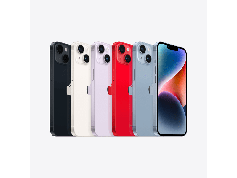 Apple iPhone 14 512 GB Okostelefon, Piros (MPXG3YC/A)