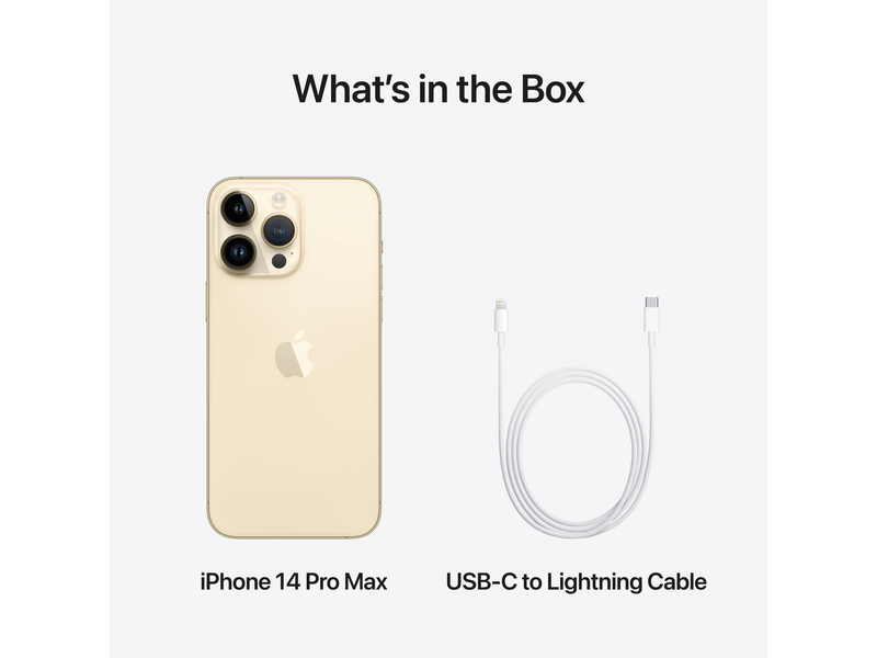 Apple iPhone 14 Pro Max 1TB Okostelefon, Arany (MQC43YC/A)
