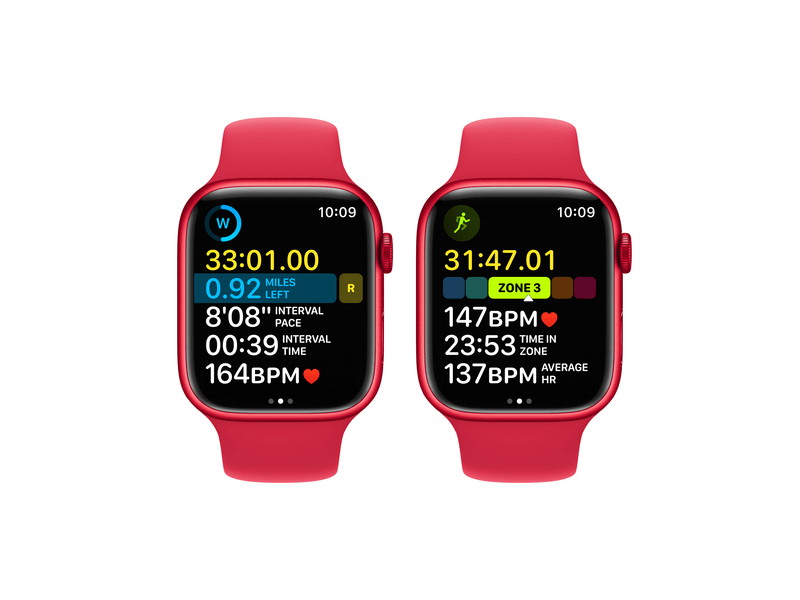 Apple Watch Series 8 GPS 45mm piros Aluminium tok, piros Sport szíj - Regular