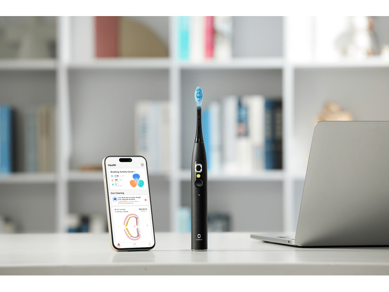 Oclean X Ultra S Elektromos fogkefe, fekete