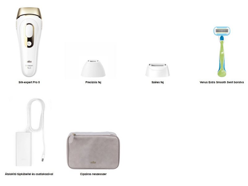 Braun Silk-expert Pro 5 PL5223 IPL Villanófényes szőrtelenítő