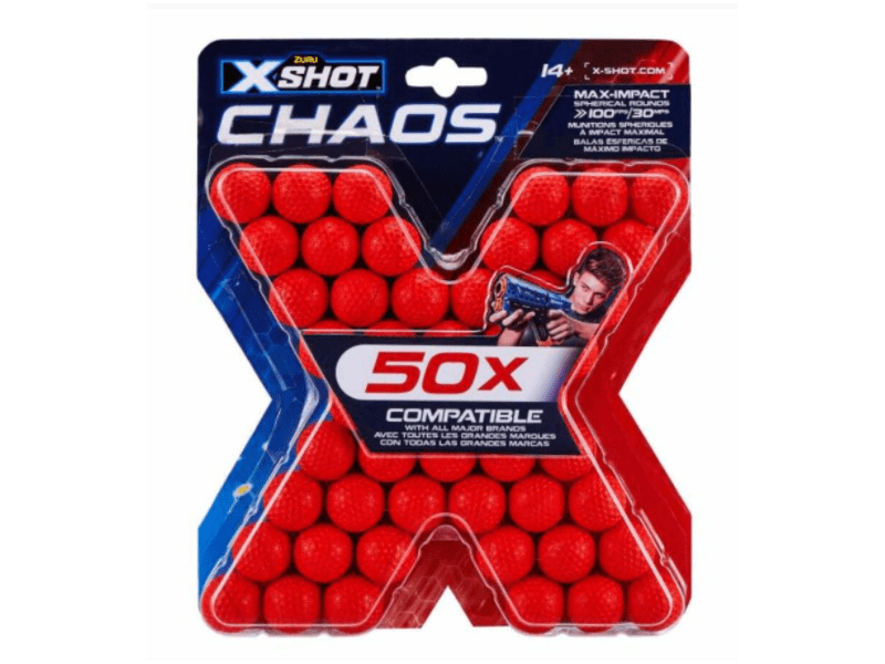 X-Shot 36327 Chaos szivacsgolyó utántöltő