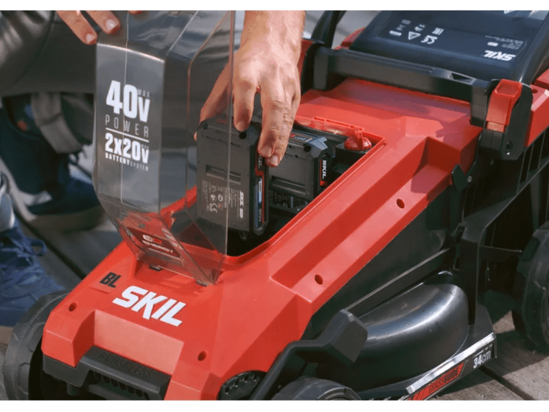 Skil 0130 CA „Brushless” Akkumulátoros fűnyíró, akku nélkül (GM1E0130CA)