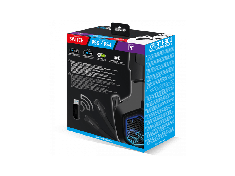 Spirit of Gamer XPERT-H900 Vezeték nélküli Gamer headset (MIC-XH900)