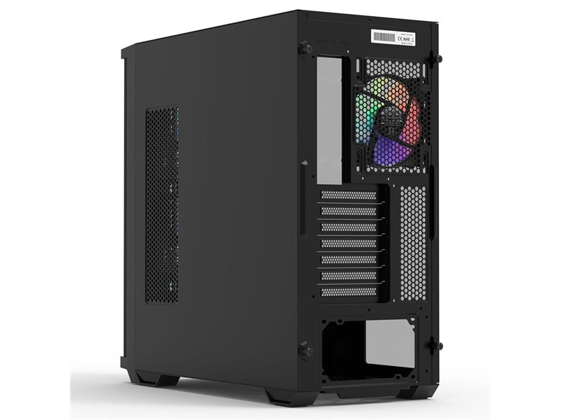 ZALMAN Ház Midi ATX Z10 PLUS Tápegység nélkül, Fekete RGB